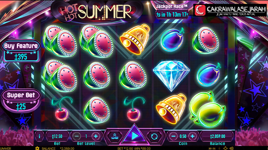 Slot Hot Hot Summer: Perburuan Fitur Buah Perkalian Tinggi