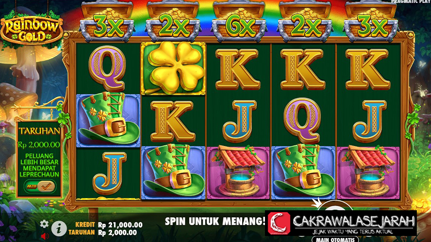 Slot Rainbow Gold: Permainan Terfavorit dari Pragmatic Play