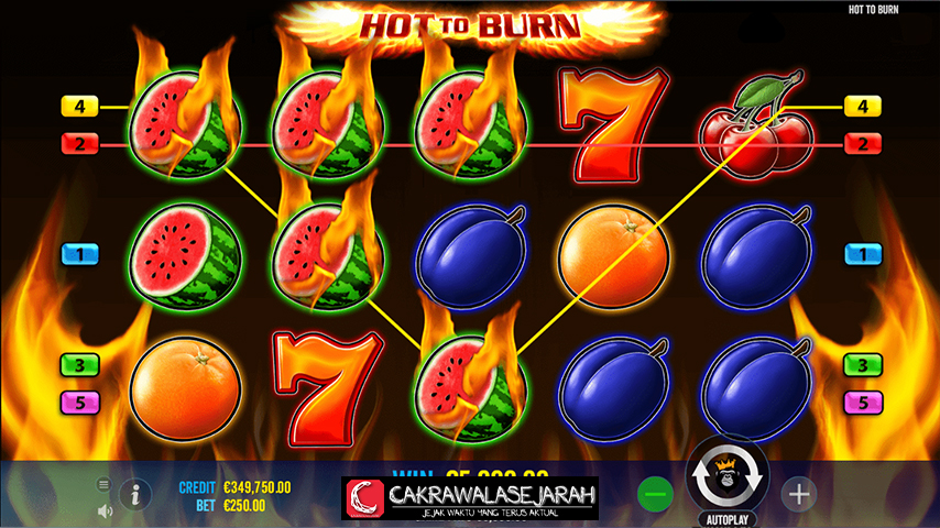 Jebret Jackpot! Hot To Burn Extreme Membayar Besar