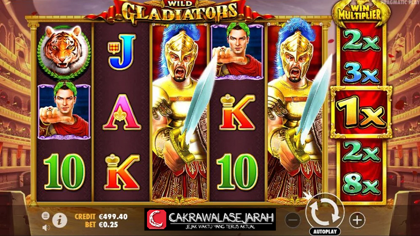 Slot Wild Gladiator: Perkalian Menakjubkan Hanya dengan 10 Ribu