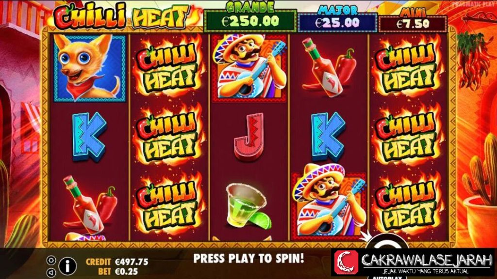 Chilli Heat: Fiesta Pedas Berhadiah di Slot Pragmatic Play!