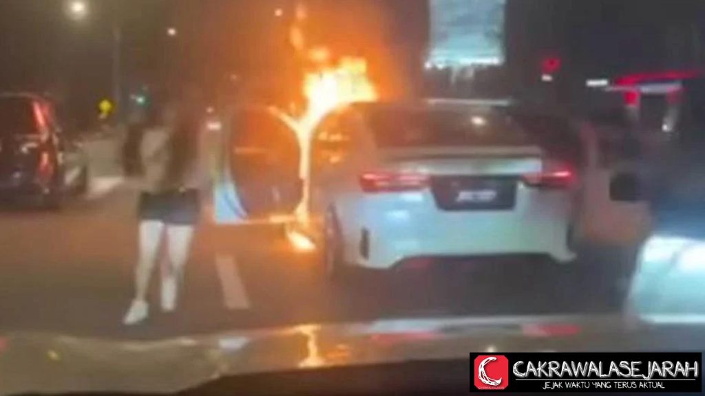 Konflik Keluarga Berakhir Tragis: Suami Bakar Kereta Isteri!